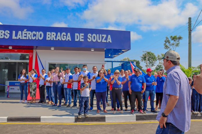 Prefeito Keitton Pinheiro inaugura UBS na Vila Itapéua, zona rural de Coari