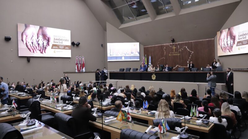 Assembleia Legislativa realiza Sessão Especial em homenagem ao Dia do Assistente Social