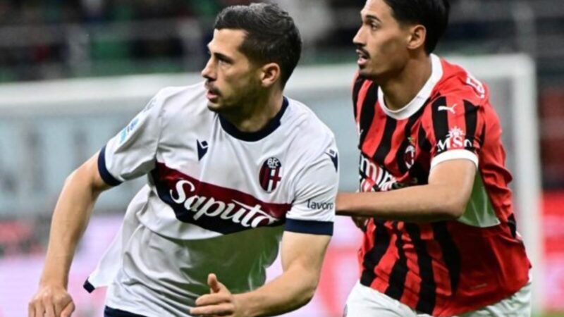 Em ‘prévia’ de final da Copa Itália, Milan vence o Bologna e sonha com Champions