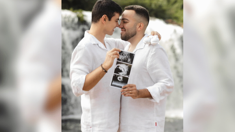 Influenciadores Lucas Rangel e Lucas Bley anunciam gravidez e serão pais
