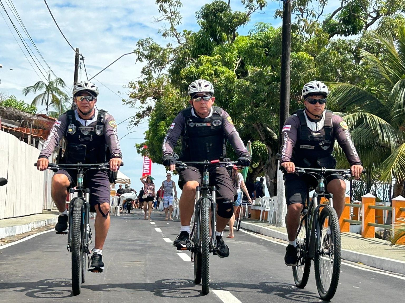 Festival de Parintins 2025: PMAM reforça patrulhamento a pé, ciclístico e motorizado na Ilha Tupinambarana