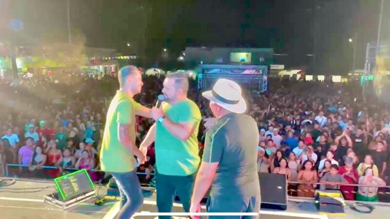 Festa inédita em Borba atrai mais de 15 mil pessoas em noite de muita música e diversão; veja vídeo