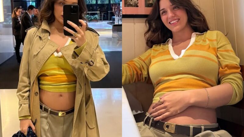 Esperando filho de Nattanzinho, Rafa Kalimann surge plena com barriguinha à mostra