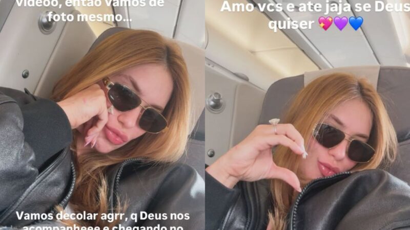 Mais uma vez! Virginia faz bate e volta relâmpago para a Espanha