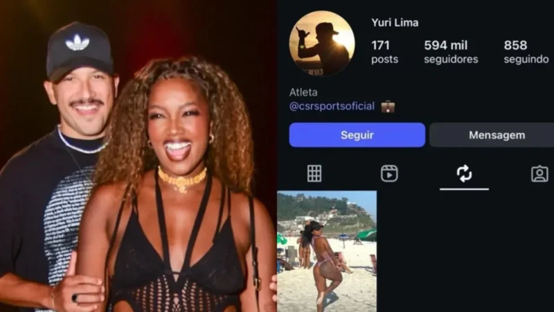 Marido de cantora Iza volta a ser alvo de polêmica após repostar foto de mulher na praia