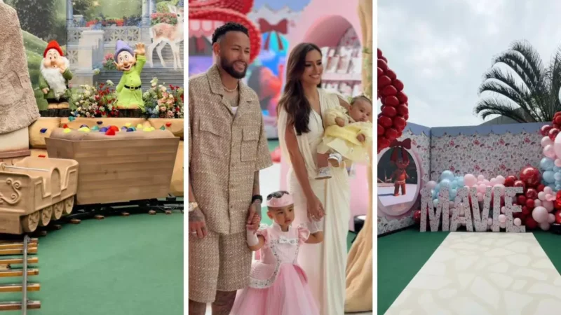 Festa de aniversário de filha de Neymar é avaliada em R$ 4 milhões e choca web