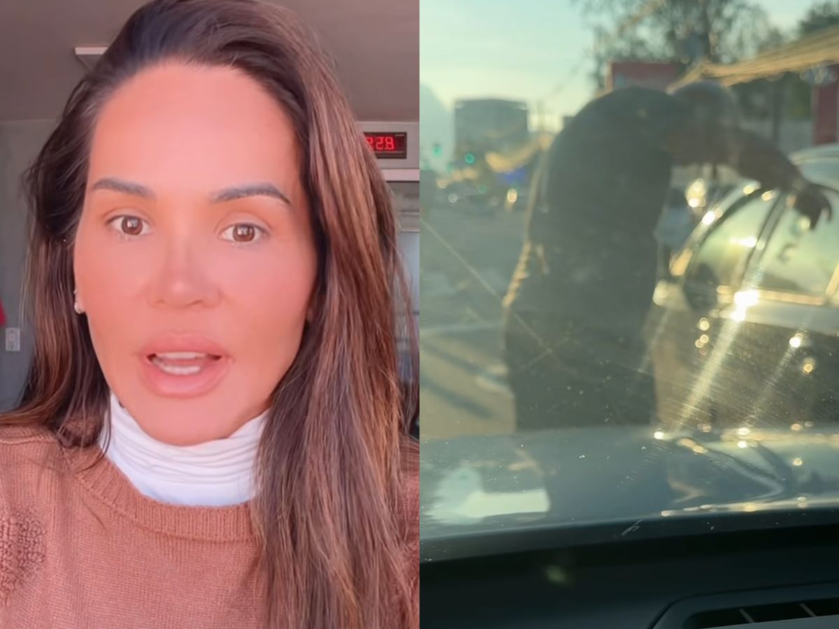 Após batida em carro, Isabele Benito é alvo de agressão e expõe motorista violento