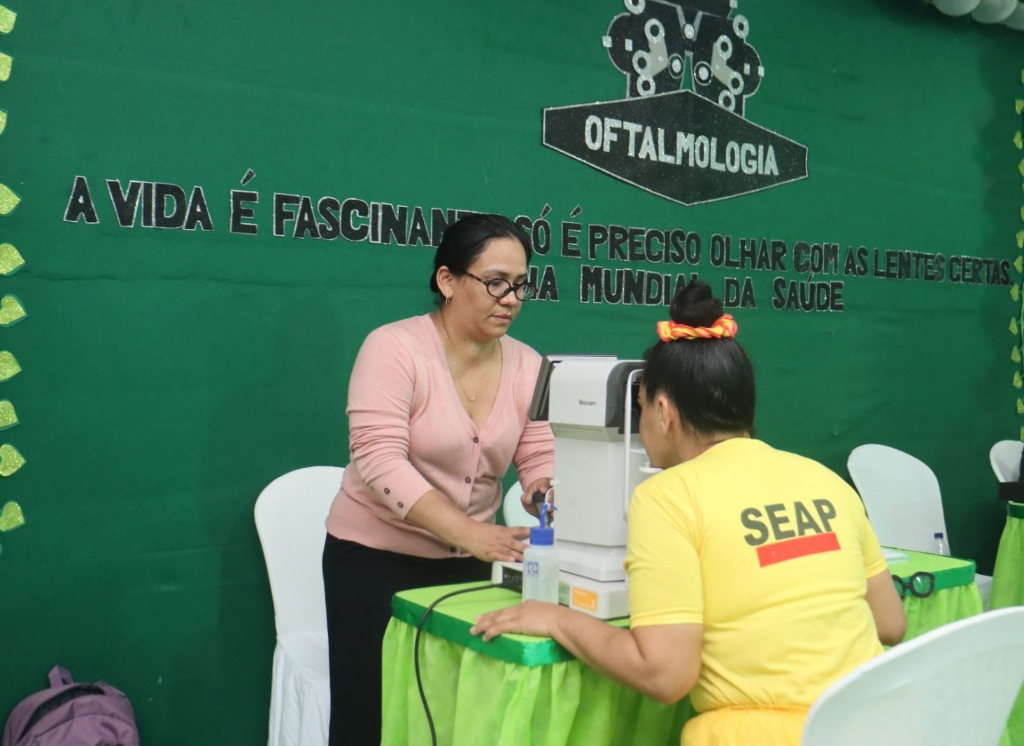 Seap promove mutirão oftalmológico em duas unidades do sistema prisional da capital