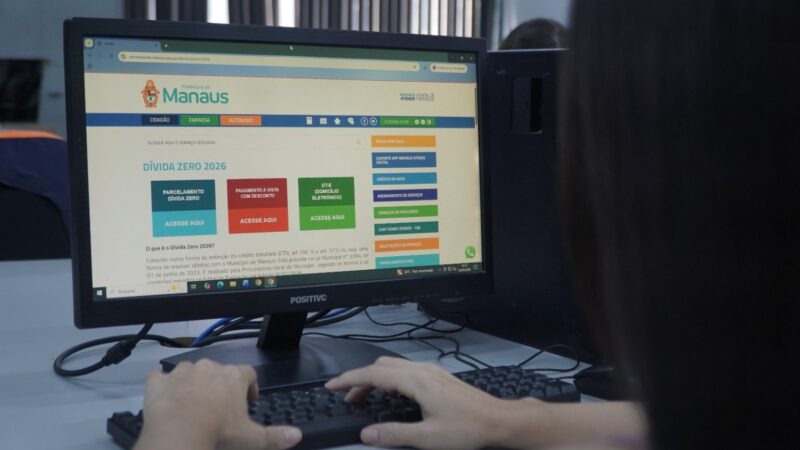 Manaus lança ‘Dívida Zero 2026’ com descontos de até 100% em juros e multas