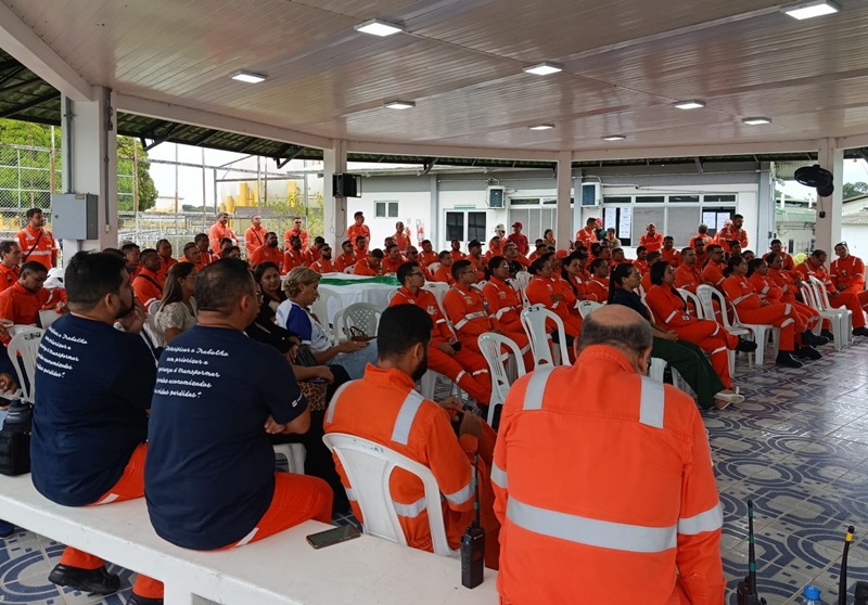 Instituto de Medicina Tropical leva testagem e orientação a trabalhadores da Transpetro em Coari