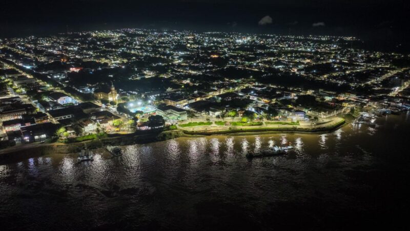Iluminação em LED reduz roubos e furtos em 39% em Tefé, aponta SSP-AM