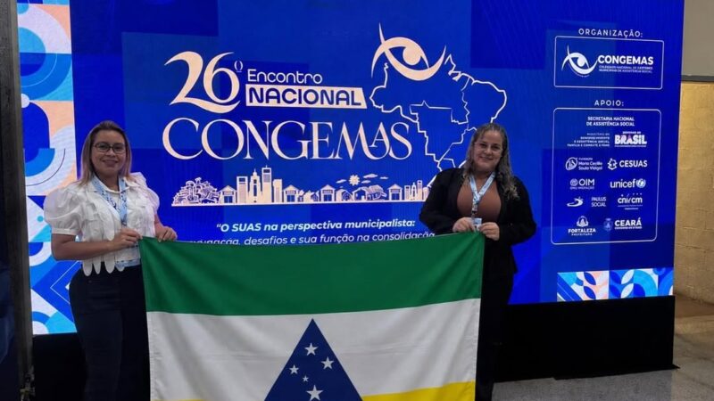 Tefé marca presença no 26º CONGEMAS e reforça compromisso com a assistência social do município