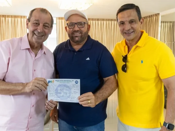 Nicson Marreira oficializa entrada no PSD e amplia força da legenda no interior do estado