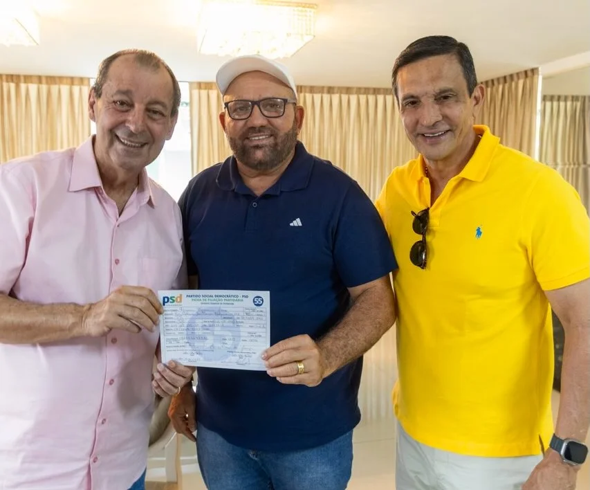 Nicson Marreira oficializa entrada no PSD e amplia força da legenda no interior do estado