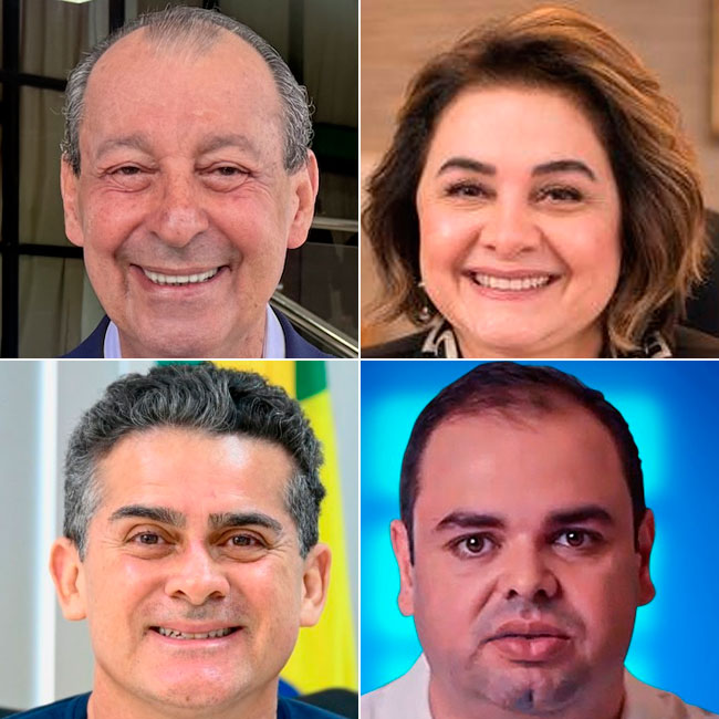 Cenário atual põe 4 candidatos com chances de 2° turno no AM