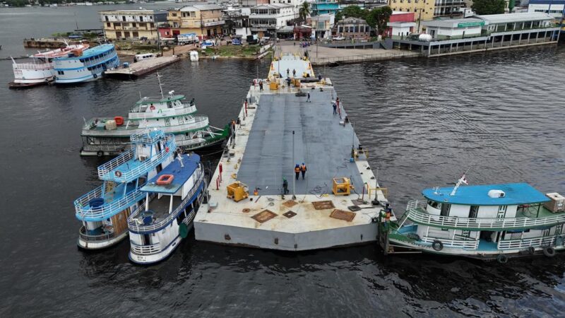 Ampliação do Porto de Tefé será entregue nesta quinta-feira (2)