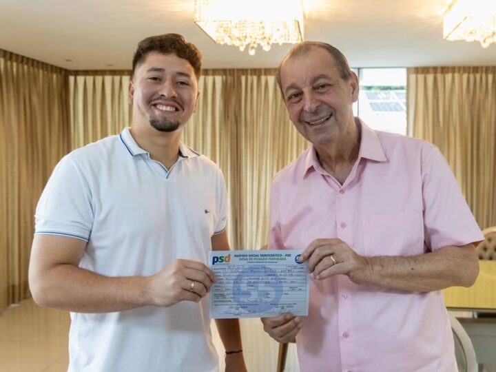 Prefeito Matulinho Braz fortalece grupo de Omar Aziz e oficializa filiação ao PSD