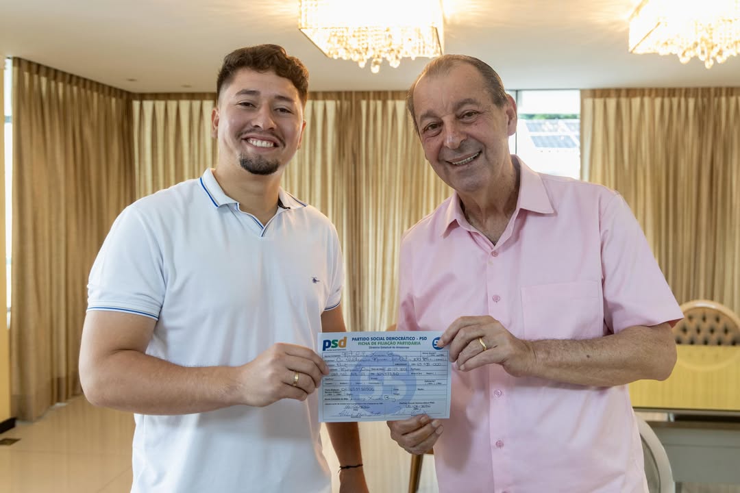 Prefeito Matulinho Braz fortalece grupo de Omar Aziz e oficializa filiação ao PSD
