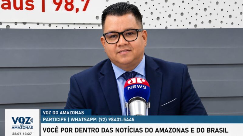 Marcelo Generoso comanda o único programa de rádio com transmissão simultânea para Manaus e os 61 municípios do Amazonas