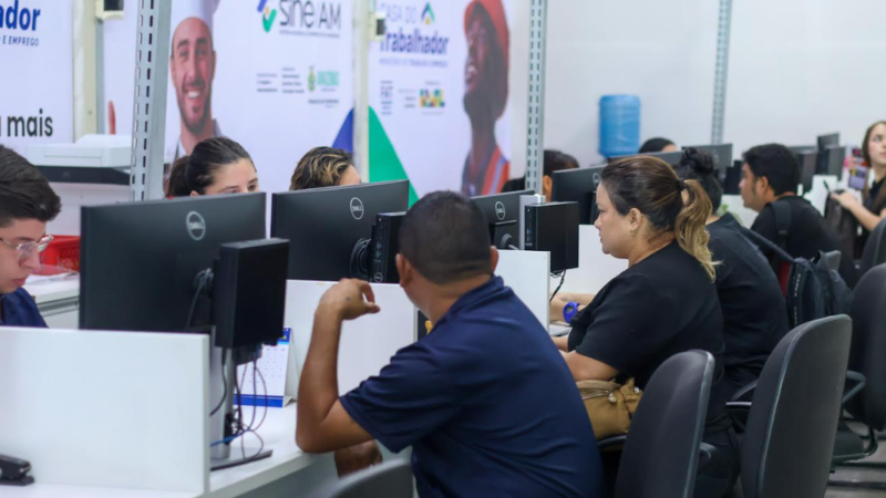 Sine Amazonas tem 274 vagas de emprego nesta sexta, incluindo seleção para morar em SP