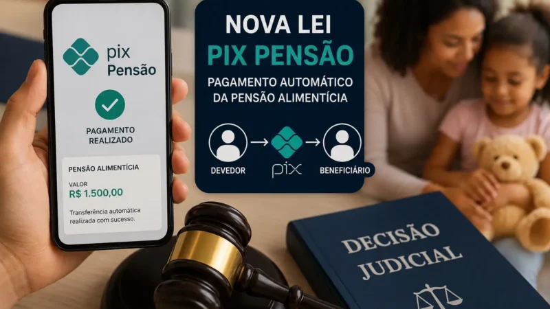 Governo sanciona pix automático para pagamento de pensão alimentícia e ampliação do ‘ligue 180’