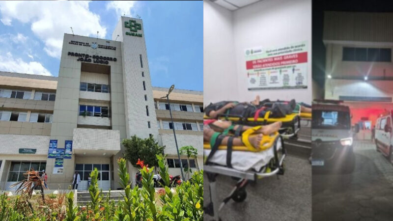Crise na saúde: ambulâncias do Samu ficam retidas e João Lúcio suspende recebimento de politraumas em Manaus