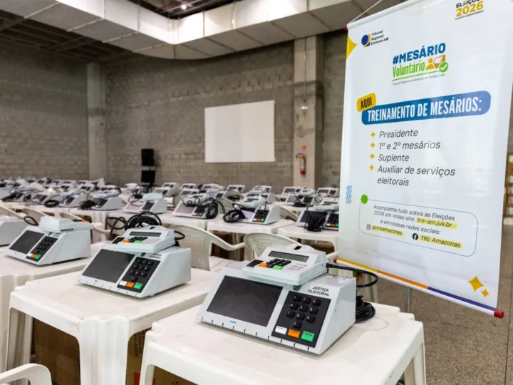 Eleições 2026: TRE-AM inicia treinamento de mesários em Manaus