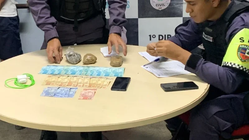 Homem é preso com drogas e mais de R$ 1,5 mil durante operação da PM no bairro Educandos