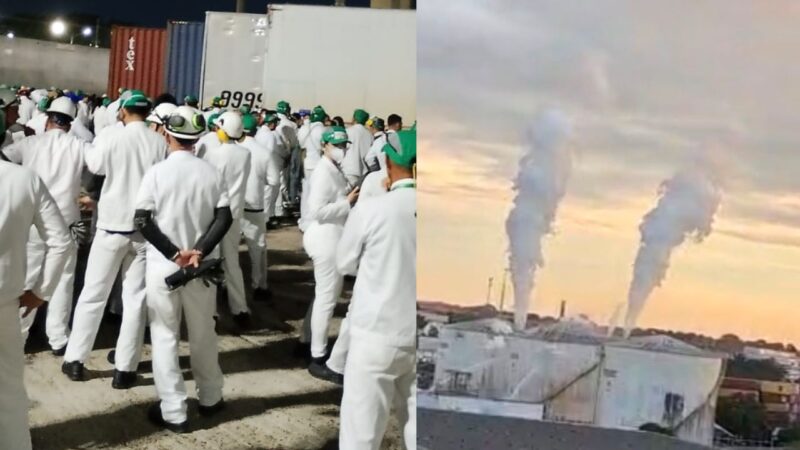 VIDEO: Empresas são evacuadas após vazamento de gás tóxico no Distrito Industrial de Manaus