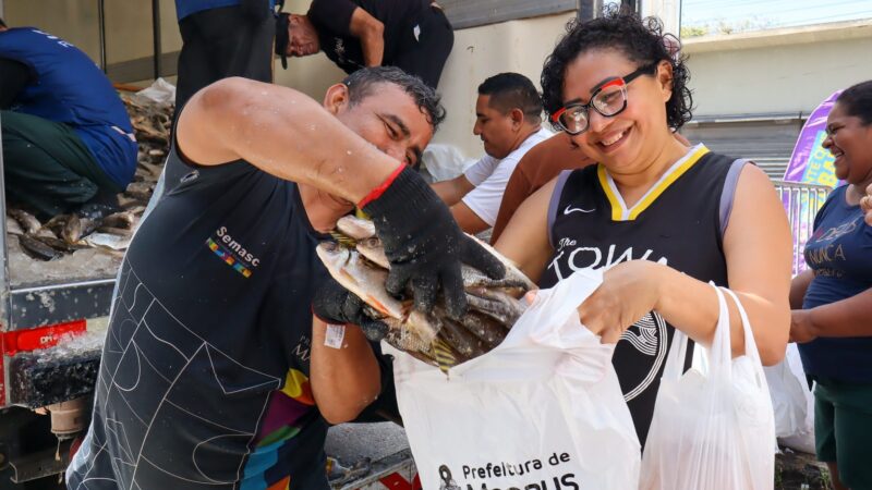 Jaraqui da Gente: veja onde a Prefeitura vai distribuir peixe de graça em Manaus