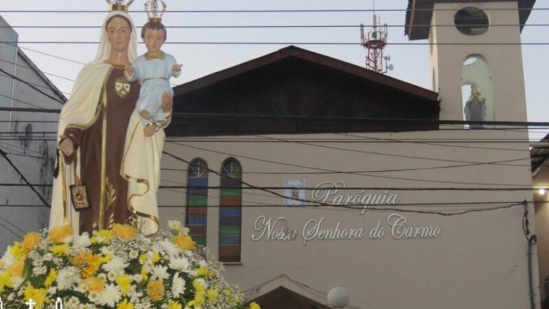 Paróquia de Nossa Senhora do Carmo inicia festejos da padroeira em Manaus