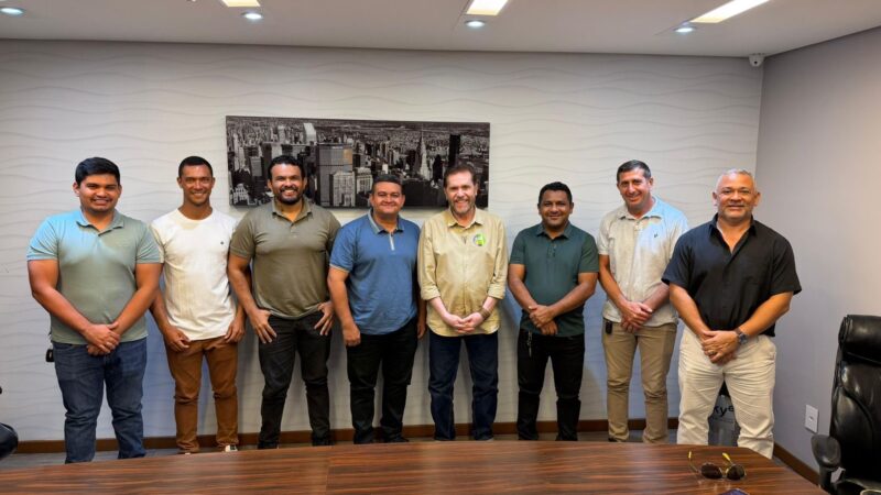 Presidente da Câmara e vereadores de Rio Preto da Eva reafirmam compromisso com a reeleição do senador Plínio Valério