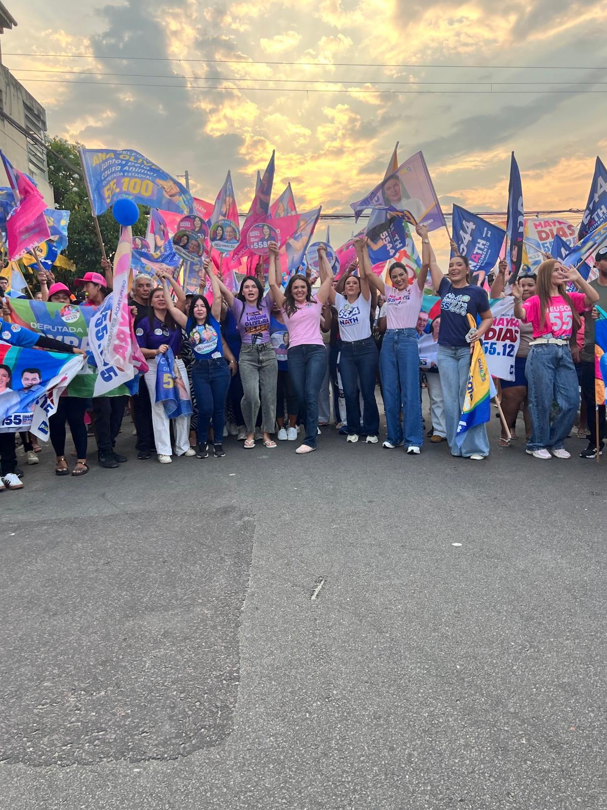 Delegada Débora Mafra participa da “Caminhada Delas” e é recebida com carinho no São Jorge