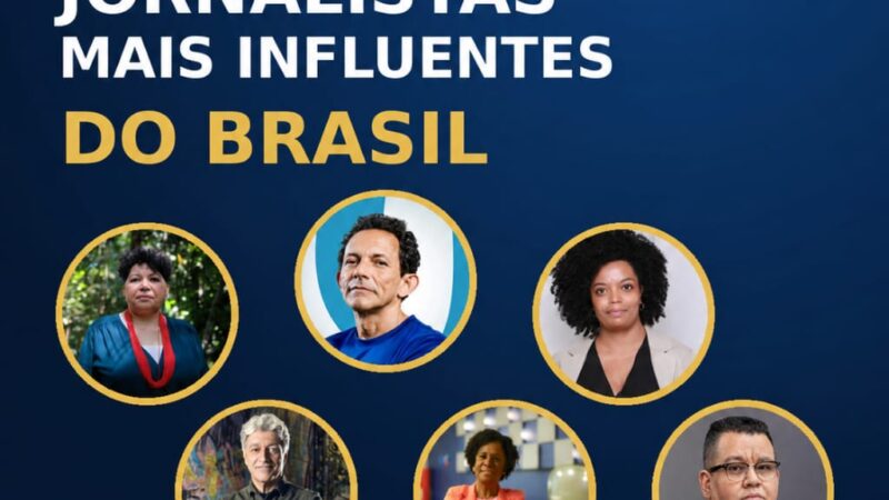 Os 50 jornalistas mais influentes do Brasil em 2026, divididos por região