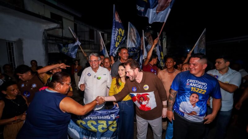 Plínio Valério é recebido com festa pelos moradores de Manacapuru e destaca recursos destinados ao município