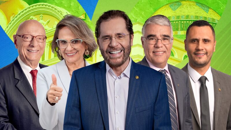 Senadores de direita declaram apoio à reeleição de Plínio Valério no Amazonas