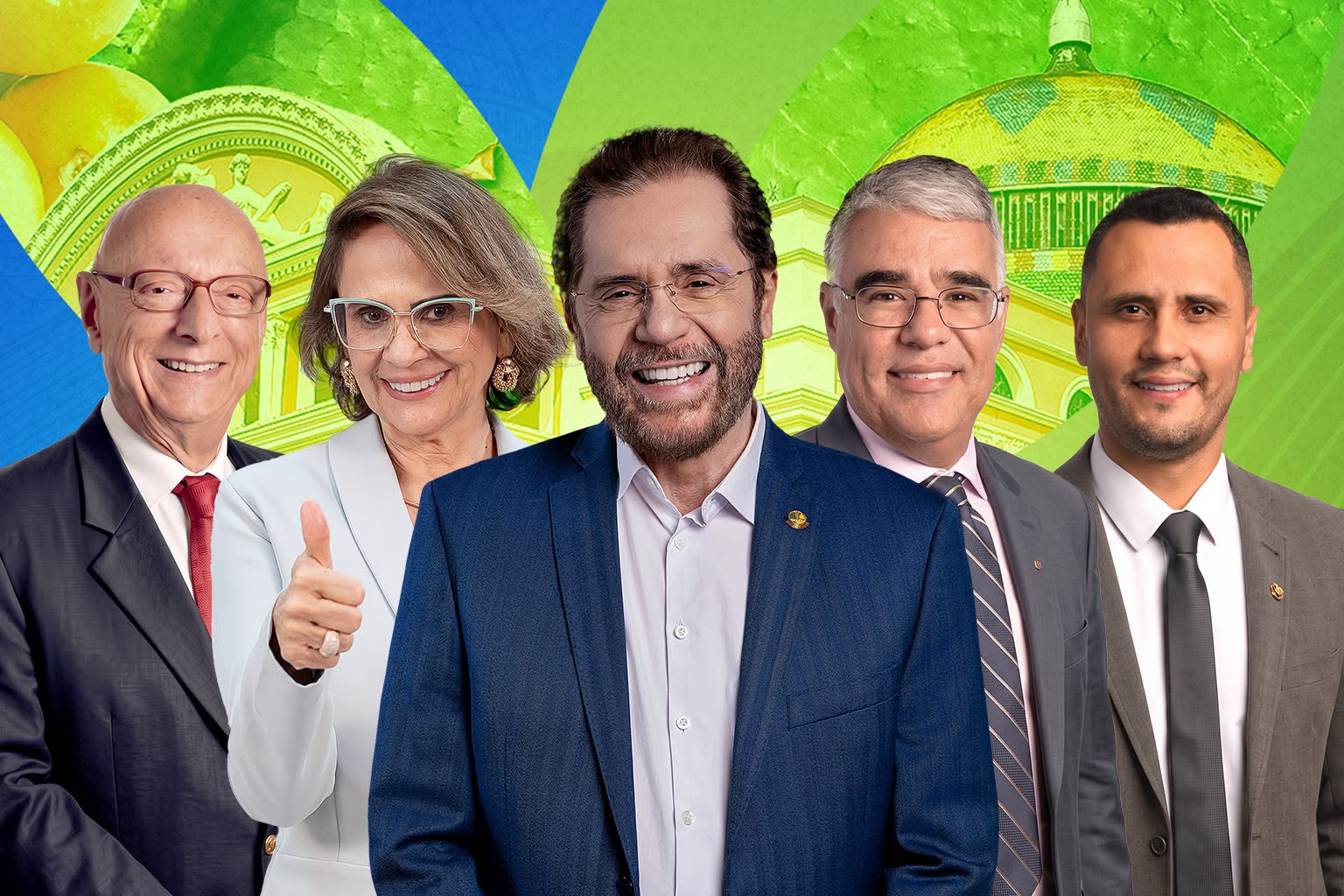 Senadores de direita declaram apoio à reeleição de Plínio Valério no Amazonas