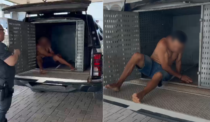 Homem é preso após espancar cachorro: “O bicho destruiu minhas coisas”; veja vídeo