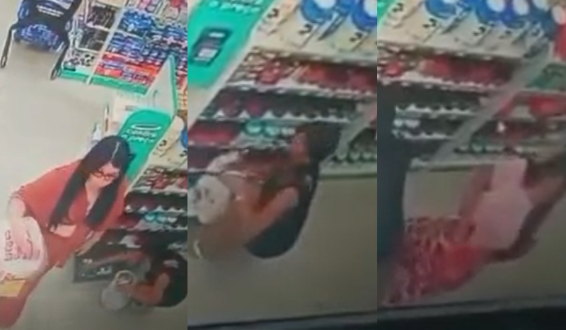 Câmeras flagram furto praticado por mulheres em drogaria de Manaus; VEJA