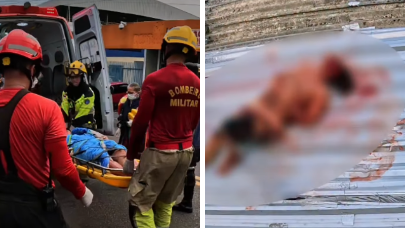 Homem é encontrado ferido sobre telhado de casa em Manaus