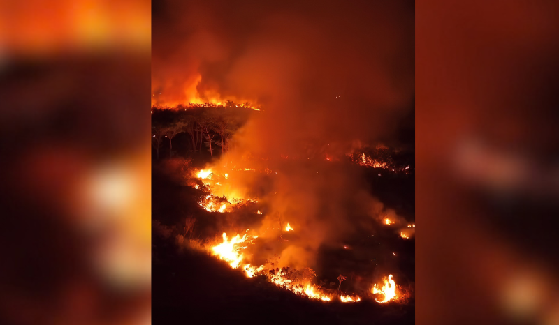 VÍDEO: incêndio em Iranduba expõe salto nos focos de queimada no AM