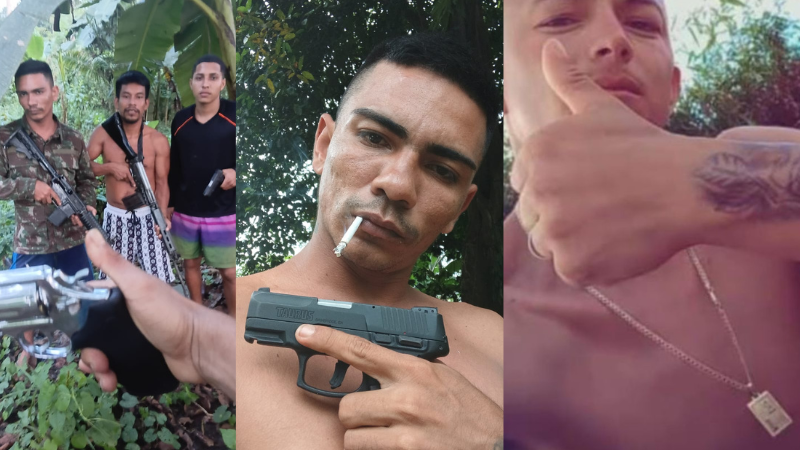 Fotos de ‘piratas dos rios’ armados circulam nas redes e geram pânico no AM