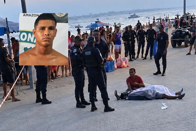 Homens atiram em meio a banhistas e matam jovem na Ponta Negra