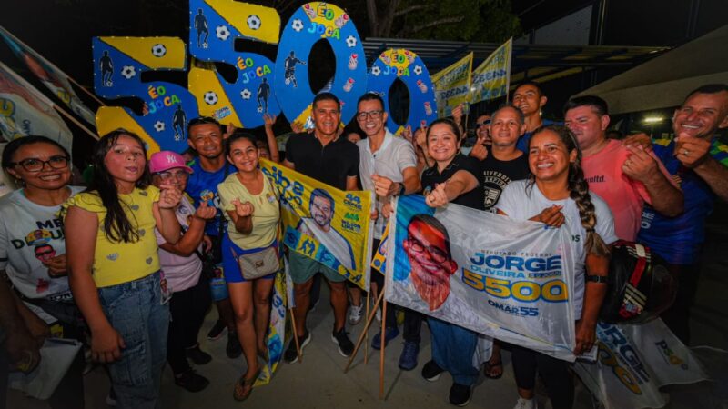 “Fechamos essa campanha do jeito que começou: com gente na rua e muita fé”, diz Jorge Oliveira